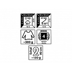 Strickgarn Harmony 50 g, dunkelrot