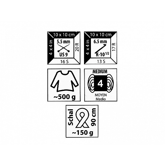 Strickgarn Harmony 50 g, dunkelrot