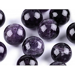 Amethyst synthetisches Mineral Ø8 mm (Packung 15 Stück)