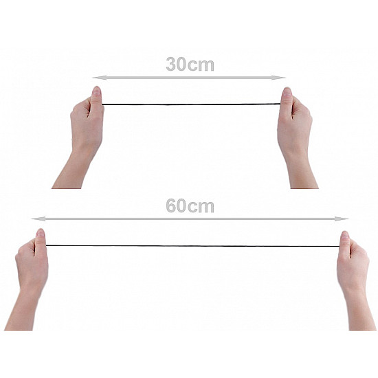 Runde elastisch, Ø3 mm (50 m Rolle) - Mintgrün