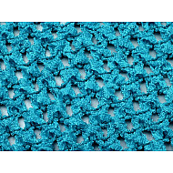 Elastisches Band häkeln Tutu zu Meter, Breite 24-25 cm - Bleu Turquoise