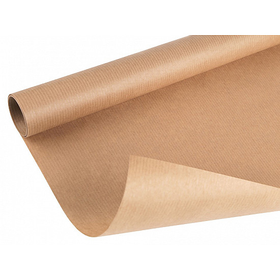 Geschenkpapier Natural 0,7x2 m - naturbraun