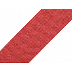 Schrägband Baumwolle Breite 30 mm gefalzt (karte 25 m) - rot