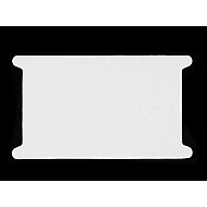 Wickelkarte 12,5x22,5 cm (Packung 50 Stück) - weiß