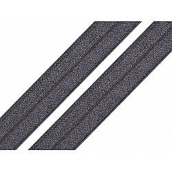 Elastische Vorspannung zu Meter, Breite 19 mm - Grau