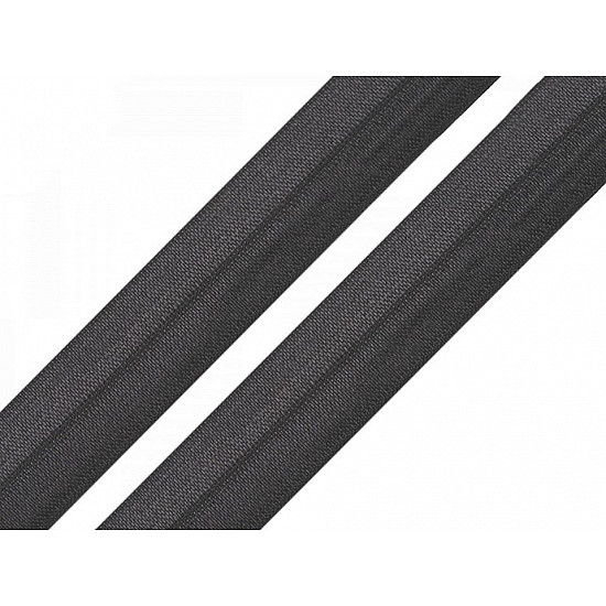 Elastische Vorspannung, 19 mm breit - schwarz