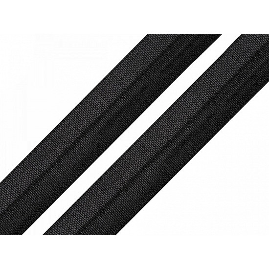 Elastische Vorspannung, Breite 20 mm (25 m Kard) - schwarz