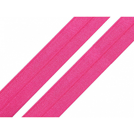 Elastische Vorspannung, Breite 20 mm (Karte 25 m) - Rosa