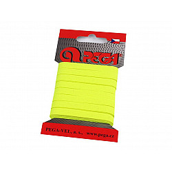 Elastic Lat Einfach, Breite 7 mm (5 m Karte) - Grün Grüner Zerstörer - Neon