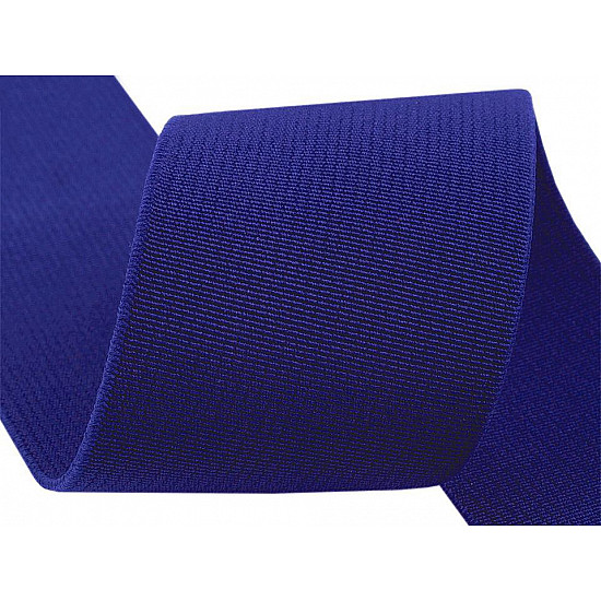 Elastisches breites Gewebe, Breite 50 mm (Rolle 25 m) - Blue Royal