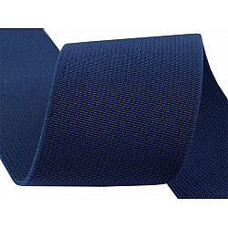 Elastisches breites Gewebe, Breite 50 mm (Rolle 25 m) - Bleumarin