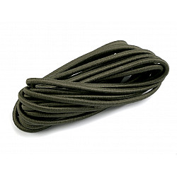 Runde elastische, Ø3 mm (Karte 3 m) - grüner Khaki