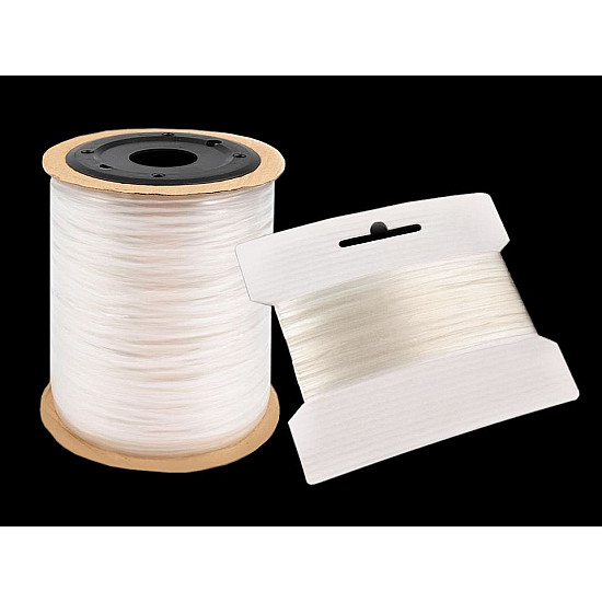 Elastisches Silikon, Breite 4 mm (Karte 20 m) - transparent