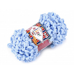 Strickgarn Alize Puffy Fine 100 g, hellblau