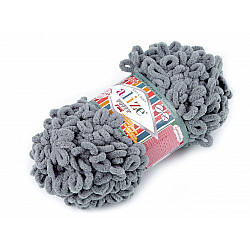 Strickgarn Alize Puffy Fine 100 g, grau