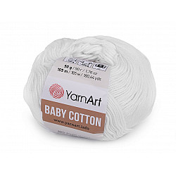 Strickgarn Baby Cotton 50 g - weiß