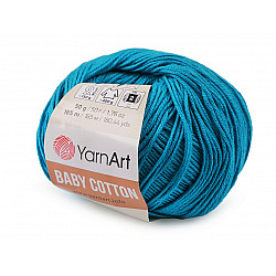 Strickgarn Baby Cotton 50 g - Azzuro blau