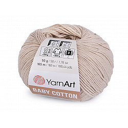 Strickgarn Baby Cotton 50 g - hellbeige