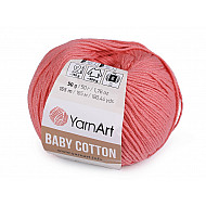 Strickgarn Baby Cotton 50 g - Koralle hell