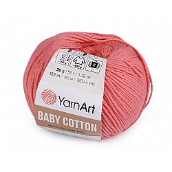 Strickgarn Baby Cotton 50 g - Koralle hell