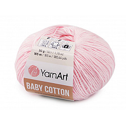 Strickgarn Baby Cotton 50 g - Hellrosa