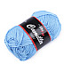 Strickgarn aus Baumwolle Camilla 50 g - Himmelblau