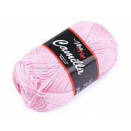 Strickgarn aus Baumwolle Camilla 50 g - Hellrosa