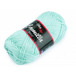 Strickgarn aus Baumwolle Camilla 50 g - Mint