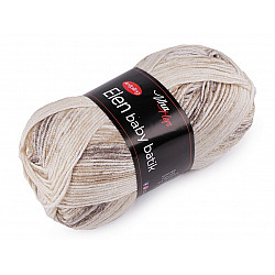 Elen Baby Batik Strickgarn 100 g - hellbeige