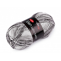 Elen Baby Batik Strickgarn 100 g - grau