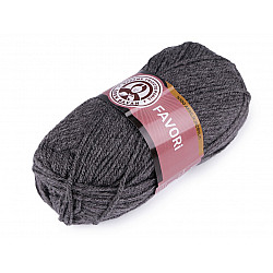 Strickgarn Favori 100 g - grau - dunkel