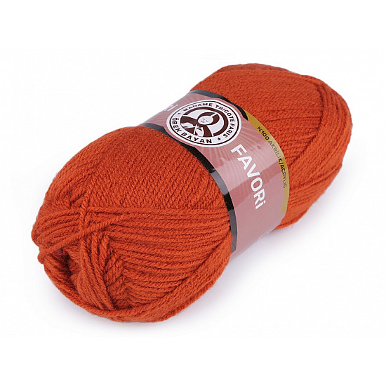 Strickgarn Favori 100 g - mittelrost