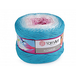 Strickgarn Flowers 250 g, lila violett