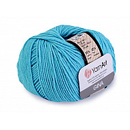 Strickgarn Gina / Jeans 50 g - Azzuro blau