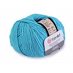 Strickgarn Gina / Jeans 50 g - Azzuro blau