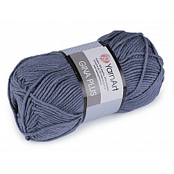 Strickgarn Gina/Jeans Plus 100 g - grau