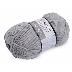 Strickgarn Gina/Jeans Plus 100 g - hell-grau