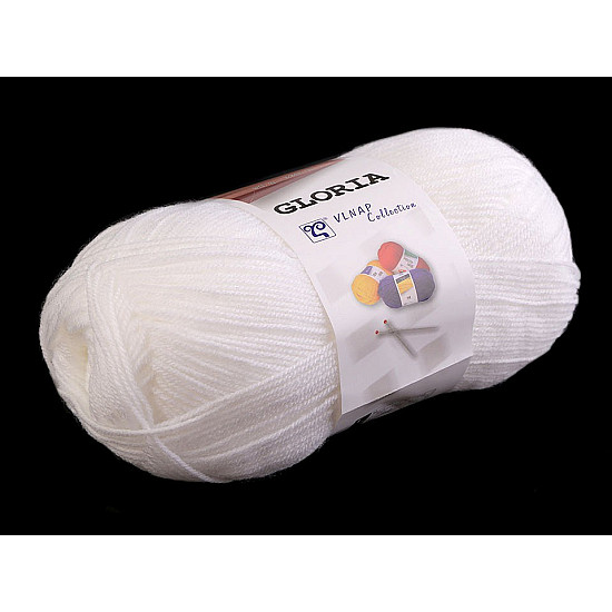 Strickgarn Gloria 50 g - weiß