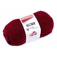 Strickgarn Gloria 50 g - Bordeaux