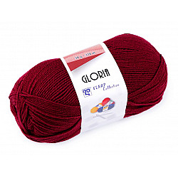 Strickgarn Gloria 50 g - Bordeaux