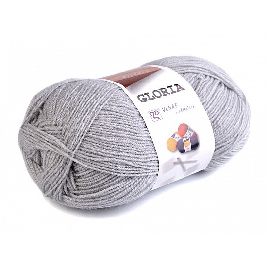 Strickgarn Gloria 50 g - hell-grau