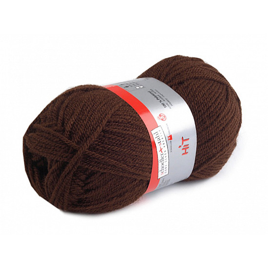 Strickgarn Hit 50 g - braun