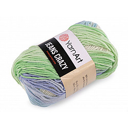 Strickgarn Jeans Crazy 50 g, Pastelgrün