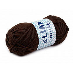 Strickgarn Nicky 50 g - braun