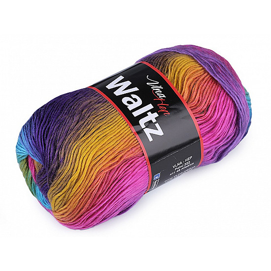 Strickgarn Waltz 100 g, Multicolor