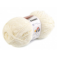 Strickgarn Chenille Bambi 100 g, beige Aloe