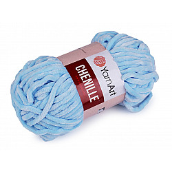 Strickgarn Chenille 100 g, Veilchenblau