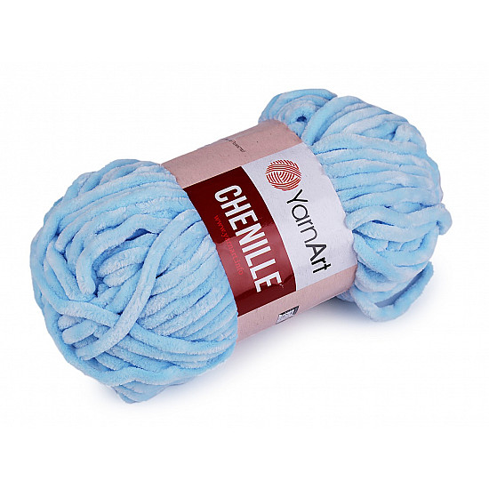 Strickgarn Chenille 100 g, Veilchenblau