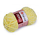 Strickgarn Chenille 100 g, weiss-gelb