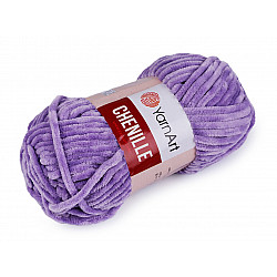 Strickgarn Chenille 100 g, lila violett